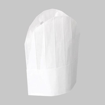 調理用帽子 オーバルシェフハット(紙)235 187909 1ケース(250個(50個×5))（直送品）