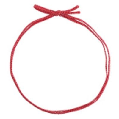 イグチ ラッピング用品 平彩ゴム 二重片花結び 小62cm 赤 KH7262R 1袋(50個)（直送品）