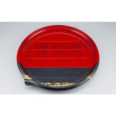 シーピー化成 寿司桶 NUN丸桶6 天佑赤 本体 0780506004035 1袋(10個)（直送品）