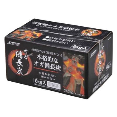 パール金属 オガ備長炭 6kg入 UJ-0510 1ケース(3個)（直送品）