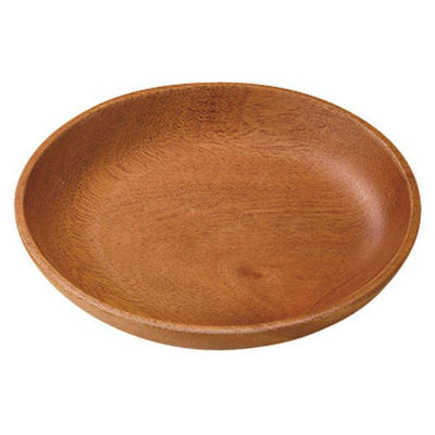 パール金属 皿 ウッドブレス 丸型プレートφ16cm UP-2554 1袋(6個)（直送品）