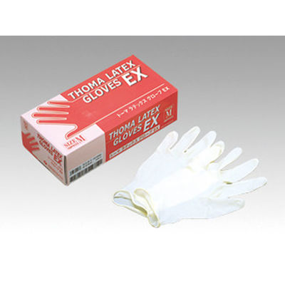 宇都宮製作 ラテックス手袋 トーマラテックス手袋EX M 宇都宮制作 347503 1ケース(20個)（直送品）