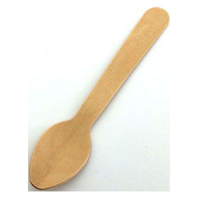 ホウケン産業 使い捨てスプーン 木製 ウッドスプーン95 バラ 605558 1袋(100個)（直送品）