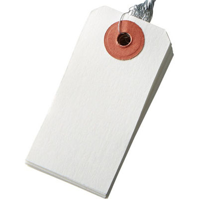 今村紙工 耐水紙 針金荷札 6号 豆 100枚入 TH-6 1ケース(100個)（直送品）