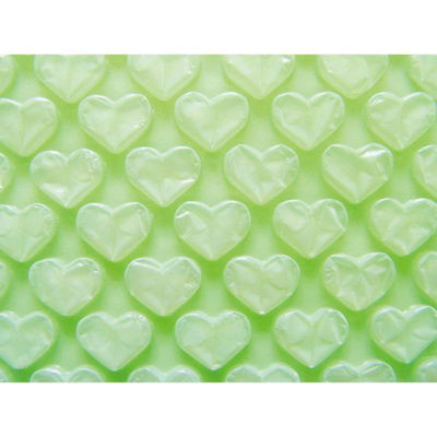 川上産業 プチプチ はぁとぷち ミルキーグリーン(2層品) 600mm×3m 14 1ケース(10個)（直送品）