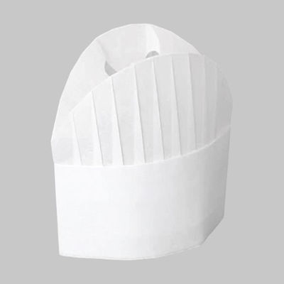 調理用帽子 オーバルシェフハット(深)180 187900 1ケース(200個(50個×4))（直送品）