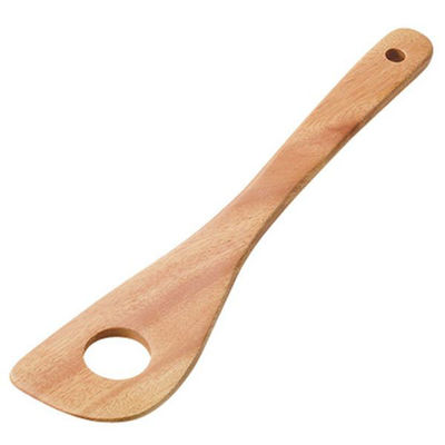 パール金属 調理用品 ウッドブレス クッキングへら(穴明) UP-2560 1袋(6個)（直送品）