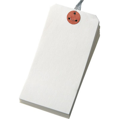 今村紙工 耐水紙 針金荷札 2号 大 100枚入 TH-2 1ケース(100個)（直送品）