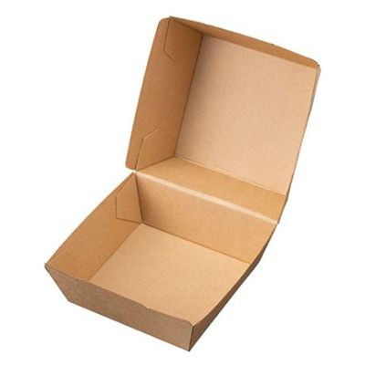 東罐興業 軽食容器 ハンバーガートレー未晒 648040 1ケース(200個(50個×4))（直送品）