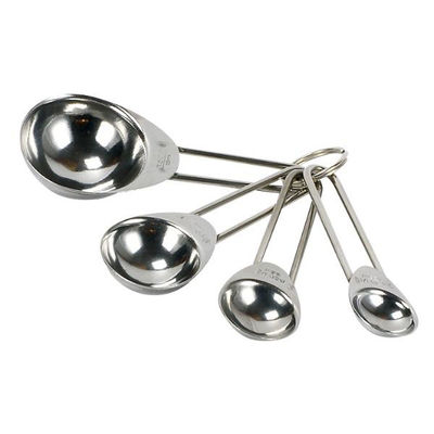 パール金属 はかり 量HAKARI ステンレス製コンパクト計量スプーン(4本組) CC-1522 1ケース(120個(10個×12))（直送品）