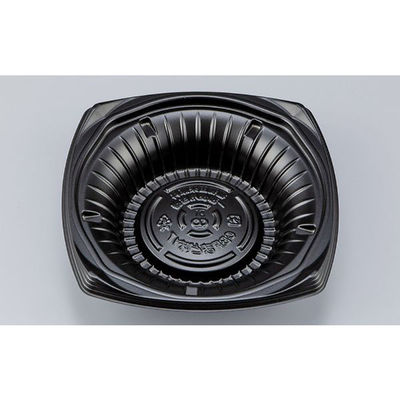シーピー化成 どんぶり容器 CBFまど味17 黒 本体 0A00117000525 1袋(50個)（直送品）