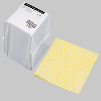 カウンタークロス(YELLOW)薄手 ポリ包装Eタイプ(Half Size) 189882 1ケース(1800個(100個×18))（直送品）
