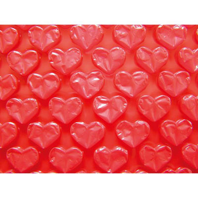 川上産業 プチプチ はぁとぷち カルメンレッド(2層品) 600mm×3m 13 1ケース(10個)（直送品）