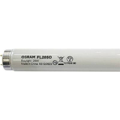 LEDVANCE OSRAM 直管蛍光ランプ グロー形 昼光色 20W FL20SD 1セット(25本) 688-8853（直送品）