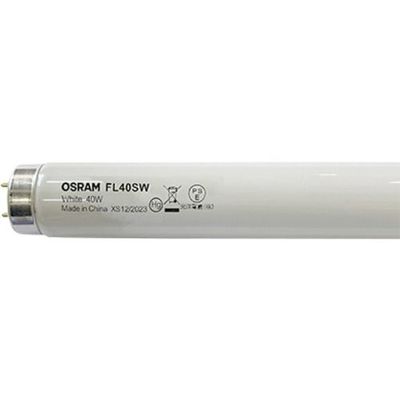 LEDVANCE OSRAM 直管蛍光ランプ グロー形 白色 40W FL40SW 1セット(25本) 688-8867（直送品）