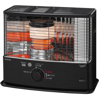 トヨトミ TOYOTOMI 反射形石油ストーブ HRCーW3624ーB 1台 688-1044（直送品）