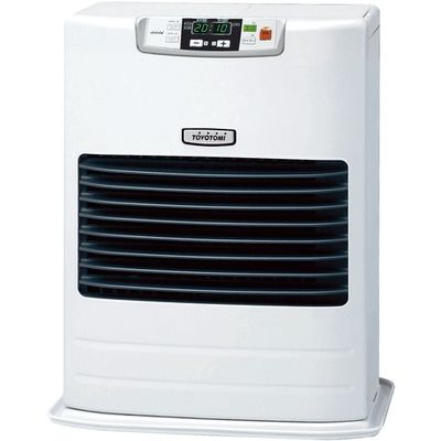 トヨトミ TOYOTOMI 温風FF式石油ストーブ FFー5524T―W 1台 688-9154（直送品）