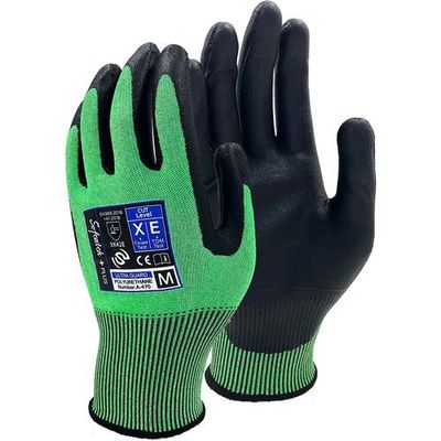 おたふく手袋 おたふく 耐切創手袋 ソフキャッチプラス ウルトラガード18G ポリウレタンコート A-470-M 1セット(5双)（直送品）