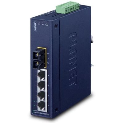 産業用ファストイーサネットスイッチシングルモード光ポート付 ISW-511TS15 1個（直送品）