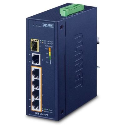 産業用PoE+ギガビットイーサネットスイッチSFPポート付 IGS-614HPT 1個（直送品）