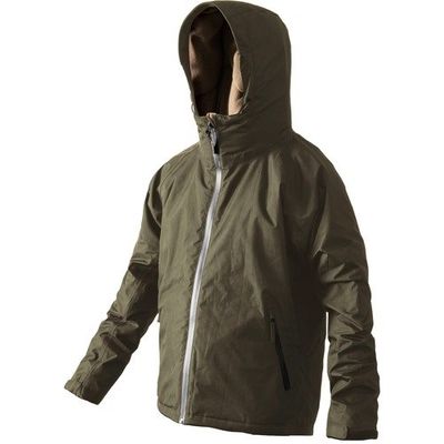 マック Makku ダミング防水防寒ジャケット ミリタリーグリーン LL AS375034 1着 686-9668（直送品）