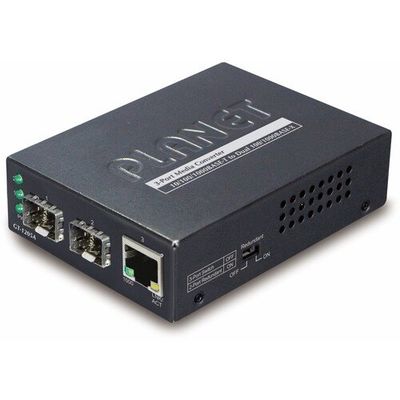 1000BASEーT ~ デュアル 1000BASEーX SFP メディアコンバータ GT-1205A 1個（直送品）