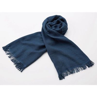 みやざきタオル IM 今治マフラー SEASON ネイビー IMSEA-NAVY 1枚 681-7310（直送品）