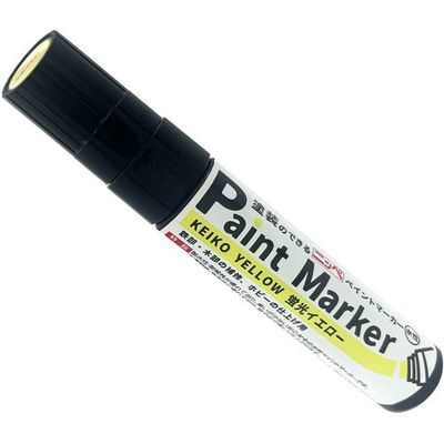 ニッペホームプロダクツ ニッぺ ペイントマーカー 水性ペイントマーカー 35g 蛍光イエロー 4976124372995 1本（直送品）