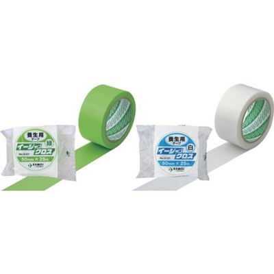 カモ井 ポリエチレンクロステープ イージークロス NO.5101 白 50mm×25m NO.5101WHITE50X25（直送品）