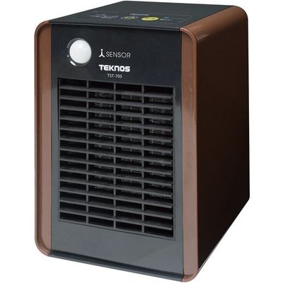 千住 TEKNOS ミニセラミックファンヒーター TST-709 1セット(6台) 686-1433（直送品）