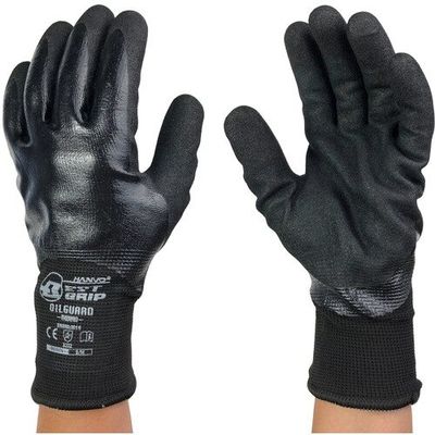 ウインセス WINCESS ニトリル背抜き手袋 耐油 フルコート 防寒タイプ M (5双入) NKX970-M-5P 1袋(5双)（直送品）