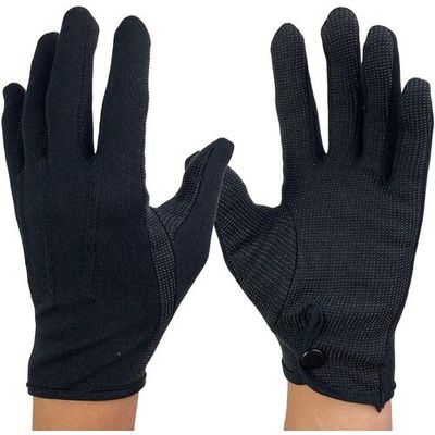 ウインセス WINCESS 礼装用手袋 黒 綿 ホック 滑り止め付き L (12双入) 5001H-BK-L-12P 1袋(12双)（直送品）