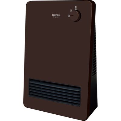 千住 TEKNOS セラミックファンヒーター TS-1271(DB) 1セット(4台) 686-1440（直送品）