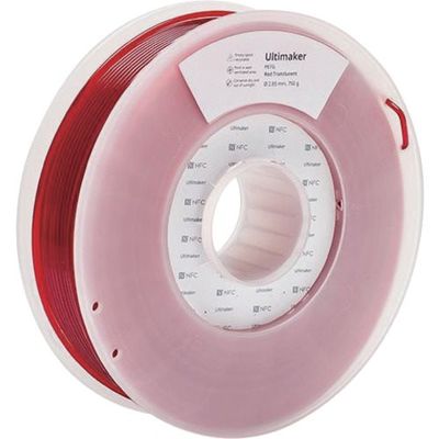Ultimaker 純正フィラメント PETG RedTranslucent 2.85mm 750g 227337 1巻 688-8830（直送品）
