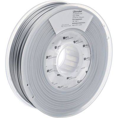 Ultimaker 純正フィラメント PLA SilverMetallic 2.85mm 750g 1612 1巻 688-8827（直送品）