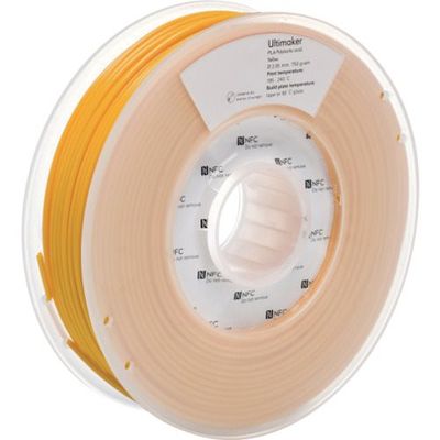 Ultimaker 純正フィラメント PLA Yellow 2.85mm 750g 1619 1巻 688-8826（直送品）