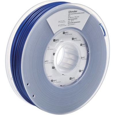 Ultimaker 純正フィラメント ABS Blue 2.85mm 750g 1624 1巻 688-8835（直送品）