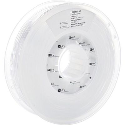 Ultimaker 純正フィラメント CPE+ Transparent 2.85mm 750g 1643 1巻 688-8837（直送品）