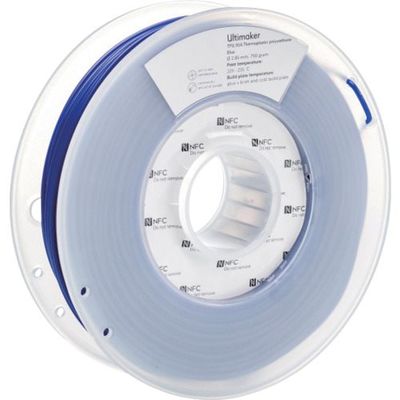Ultimaker 純正フィラメント TPU95A Blue 2.85mm 750g 1334 1巻 688-8823（直送品）