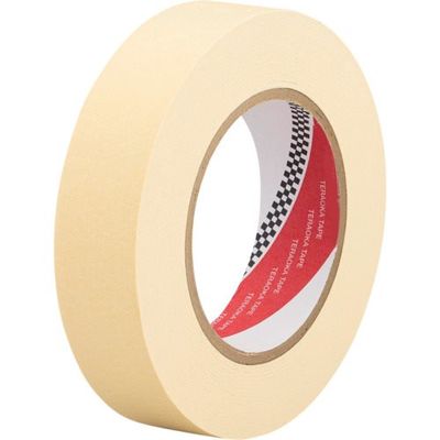 寺岡製作所 TERAOKA 耐熱クレープマスキングテープNO.2901 19mmX50M 2901 19X50 1セット(6巻)（直送品）