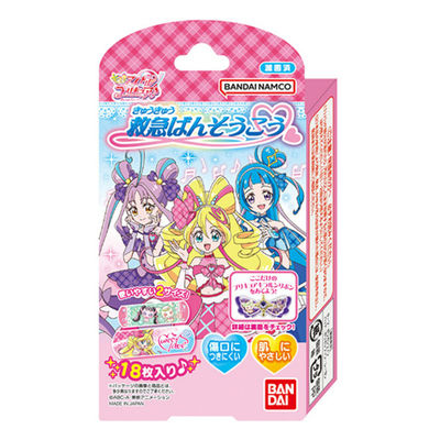 バンダイ 救急ばんそうこう キミとアイドルプリキュア♪ 18枚 4570118048530 1セット(18枚×12)（直送品）