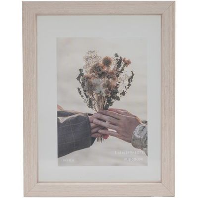 富士フイルム フジカラー 写真フレーム フロティフレーム L ナチュラル FLOATYFRAMELNT 1枚 689-7568（直送品）