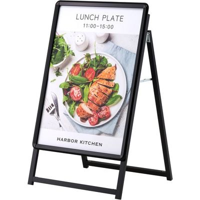 シンエイ PGーAサイン片面 屋外用 ブラック A1サイズ PG-A-A1BGGK 1台 685-1591（直送品）