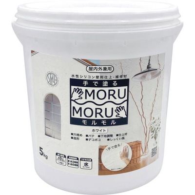 ニッペホームプロダクツ ニッぺ STYLE MORUMORU 5kg 4976124882586 1個 662-7271（直送品）