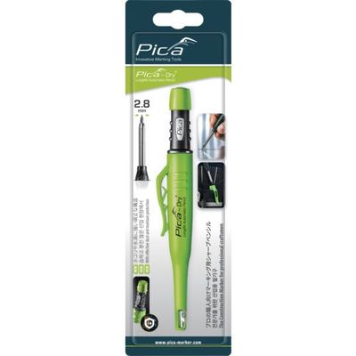 ピカコーポレイション ピカマーカー 建築用シャープペンシル"Dry 丸芯2.8mm 黒2B ブリスターパック 3030SB03 1本（直送品）