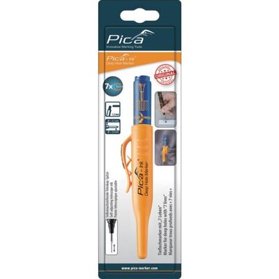 ピカコーポレイション ピカマーカー 深穴インクマーカー"Ink 青 ブリスターパック 15041SB03 1本 665-2096（直送品）