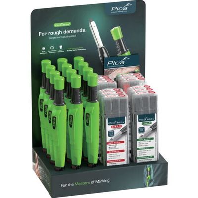 ピカマーカー 建築用シャープペンシル"BIG Dry Basic箱入りセット日本語バージョン 602003 1箱(12本)（直送品）