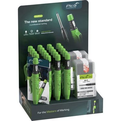 ピカコーポレイション ピカマーカー 建築用シャープペンシル”Dry 箱入りセット 302103 1箱(20本) 689-4143（直送品）