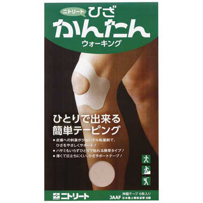 ニトムズ ヒザカンタンウォーキング 6枚入 00033307 1セット(10個)（直送品）