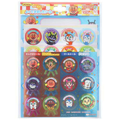 サンスター文具 よくできましたシールアンパンマン 2200009A 1パック(8個)（直送品）